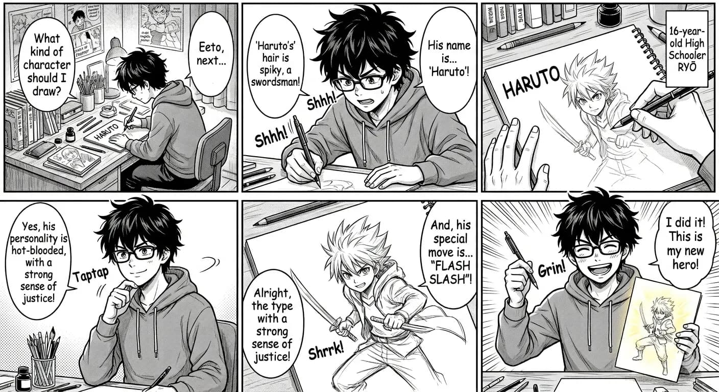 Japanese manga panel translated to English with original layout preserved